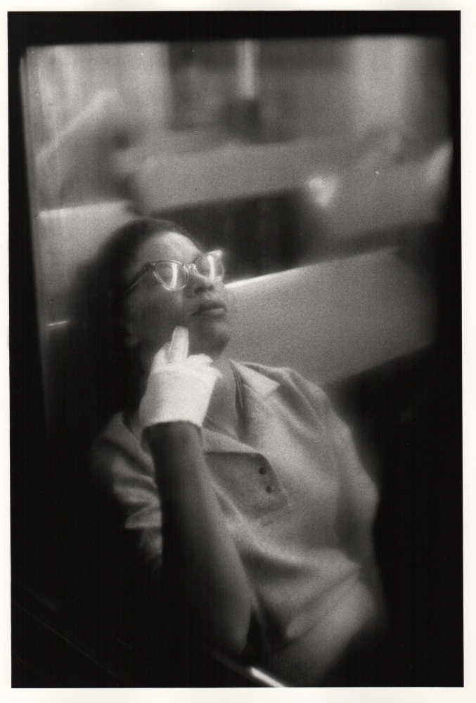 Louis Stettner Woman with White Glove, Penn Station, 1958