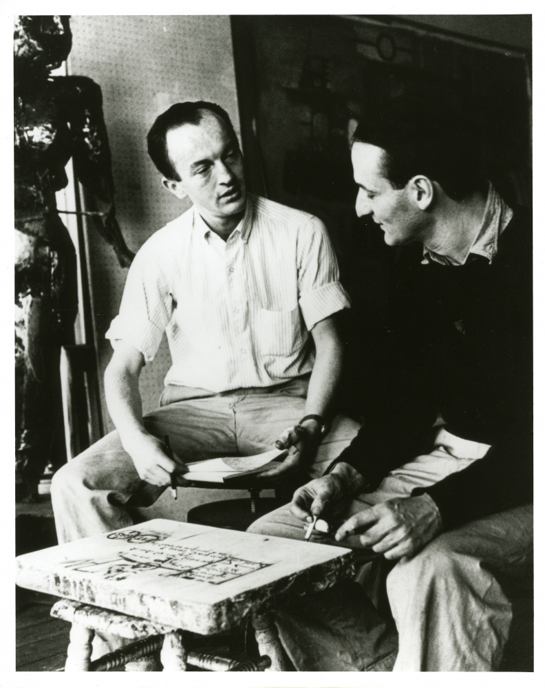 Frank O&#39;Hara and Larry Rivers, ca. 1958